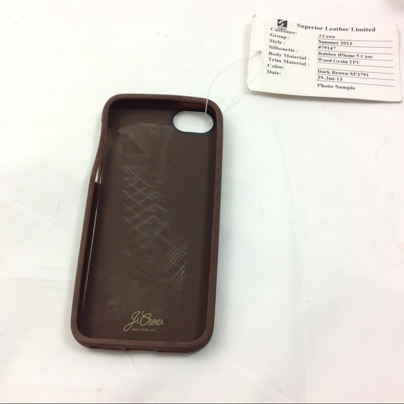 J. Crew Accessories - J.Crew Phone Cover iPhone 5 Case Brown SAMPLE